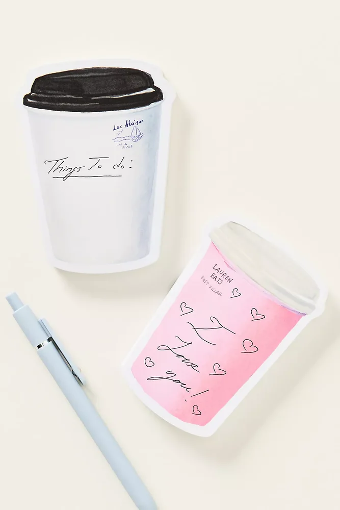 Le Cafe Sticky Notes Set