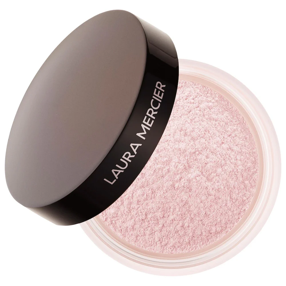 Secret Brightening Color Correcting Longwear Under Eye Setting Powder in Soft Pink