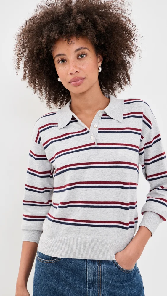 Super Soft Long Sleeve Polo Sweater