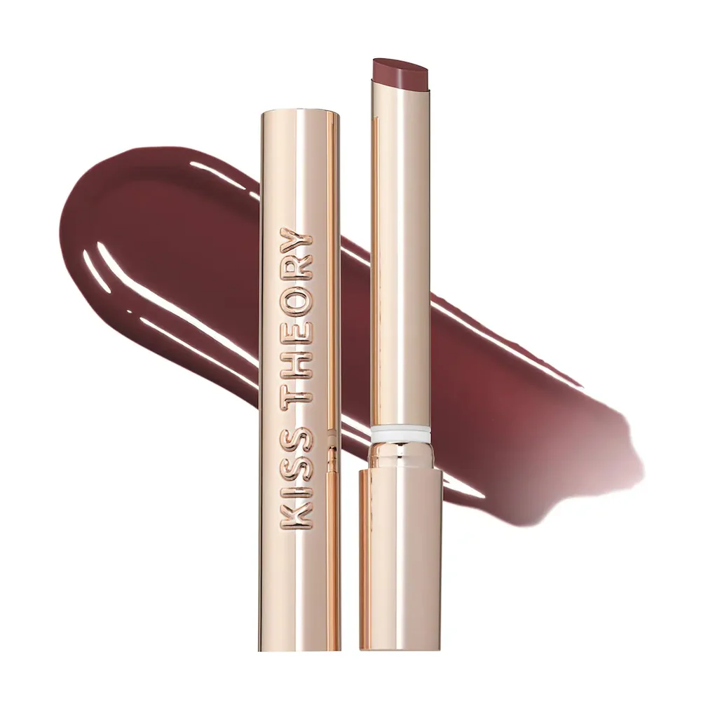 Kiss Theory Hydrating Glossy Shine Lip Balm in Brown Sugar