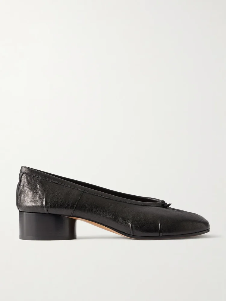 Tabi split-toe leather ballet flats