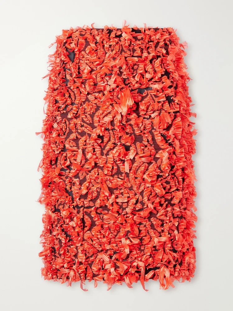 Renaud fil-coupé midi skirt