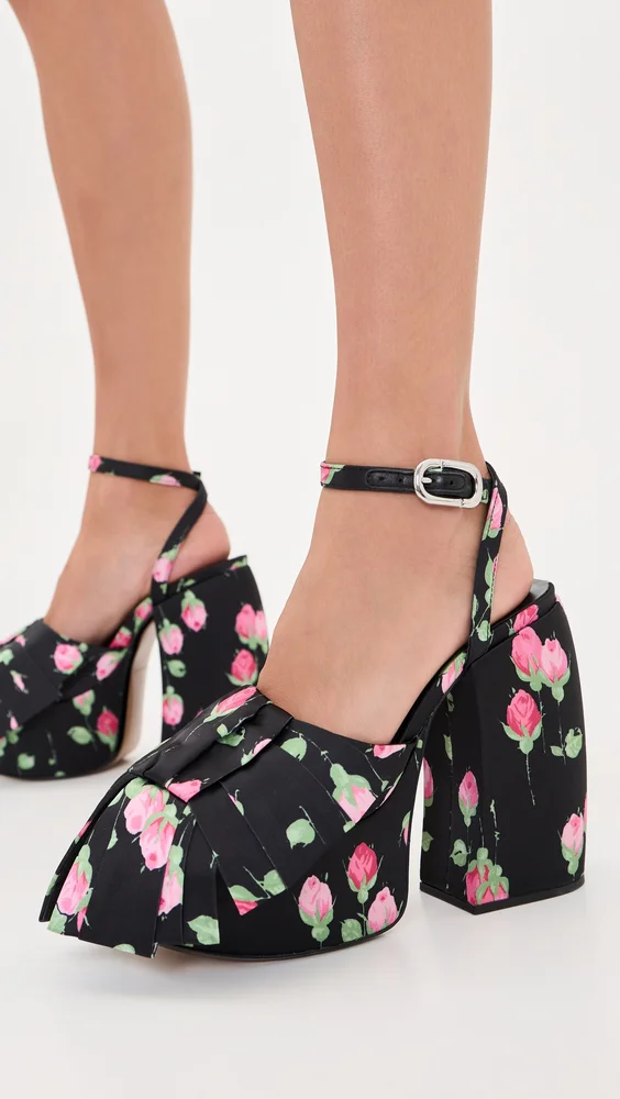 The Bow Platform Heels
