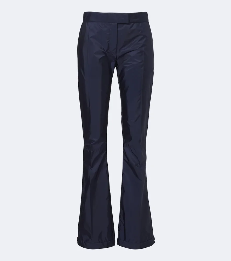 Technical flared pants