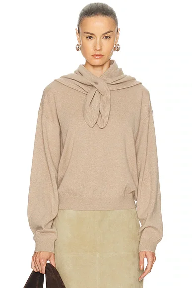 Lue Detachable Kerchief Sweater