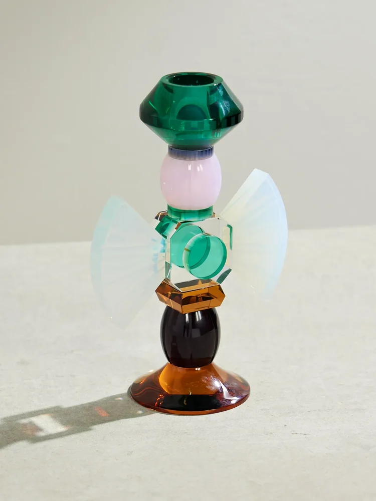 Carmina crystal candle holder