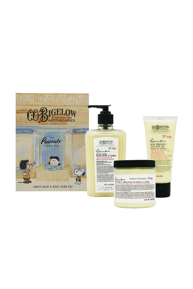 X Peanuts Lemon Bath & Body Care Apothecary Box