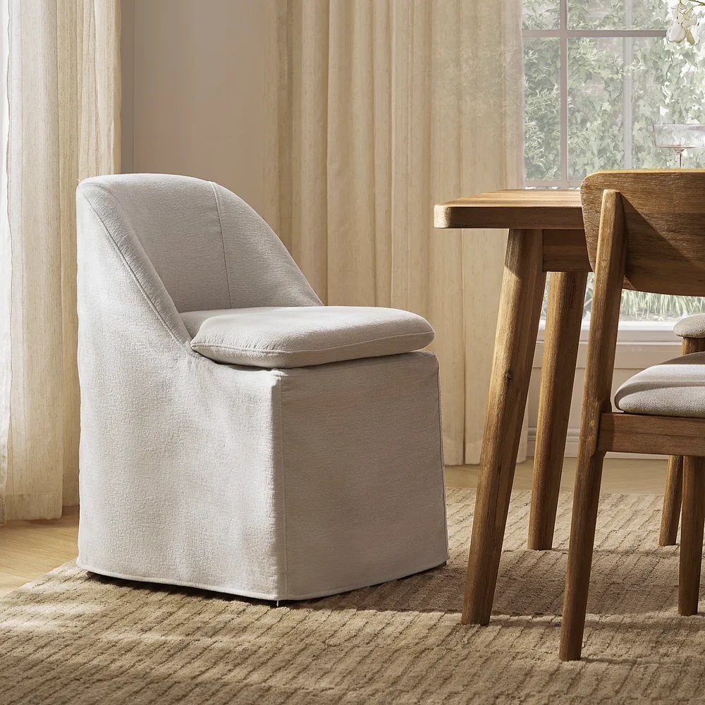 Callie Slipcovered Dining Chair (set of 2)