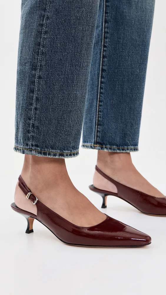 Sabra Slingback Kitten Heels