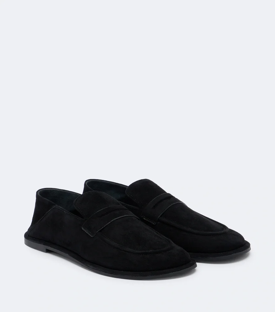 Clarence suede penny loafers