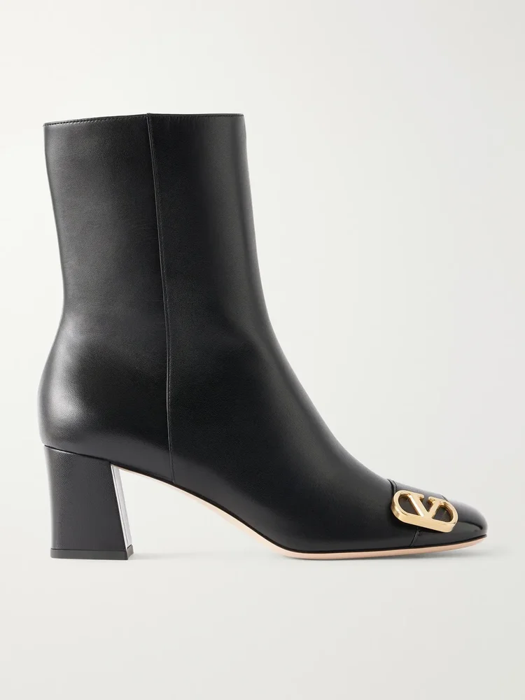 Veeside 60 VLogo-embellished leather ankle boots