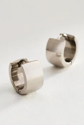 Water-Resistant Thick Huggie Hoop Earrings