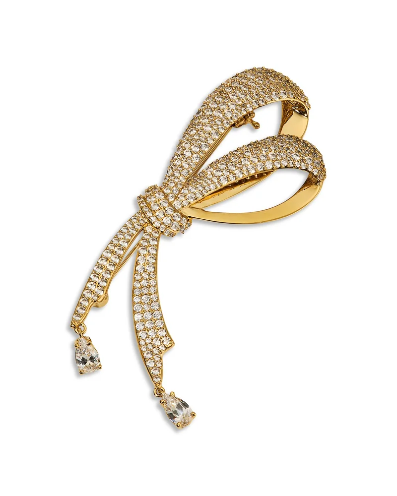 Eros Pavé Half Bow Pin