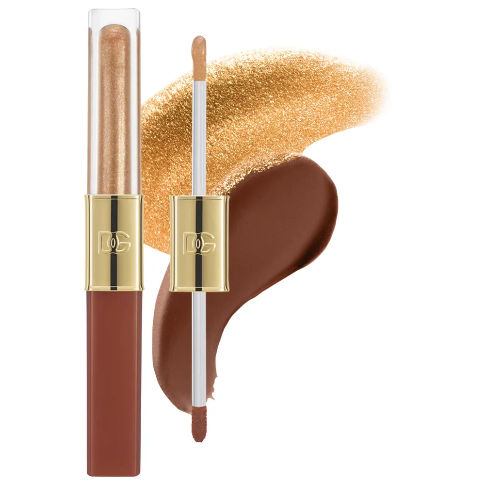 Make It Double! Dual-ended Longwear Blurred Matte Lip Tint & Gloss in 04 Caramel Cola