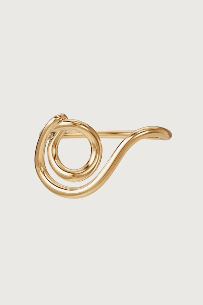 Double Lasso Ring Vermeil