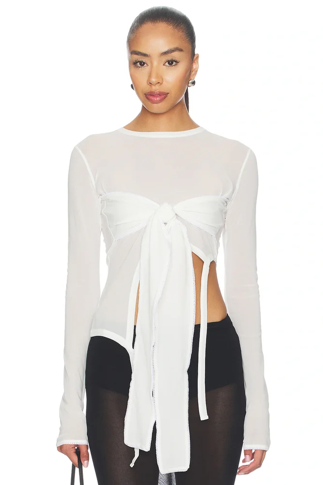 Lena Knit Tie Top