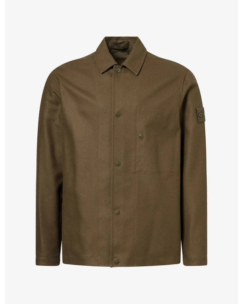 Ghost Flannel Wool-Blend Shirt