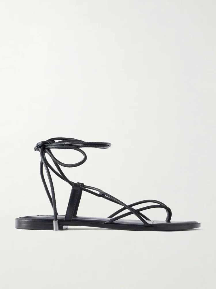 Odine Wrap Leather Sandals