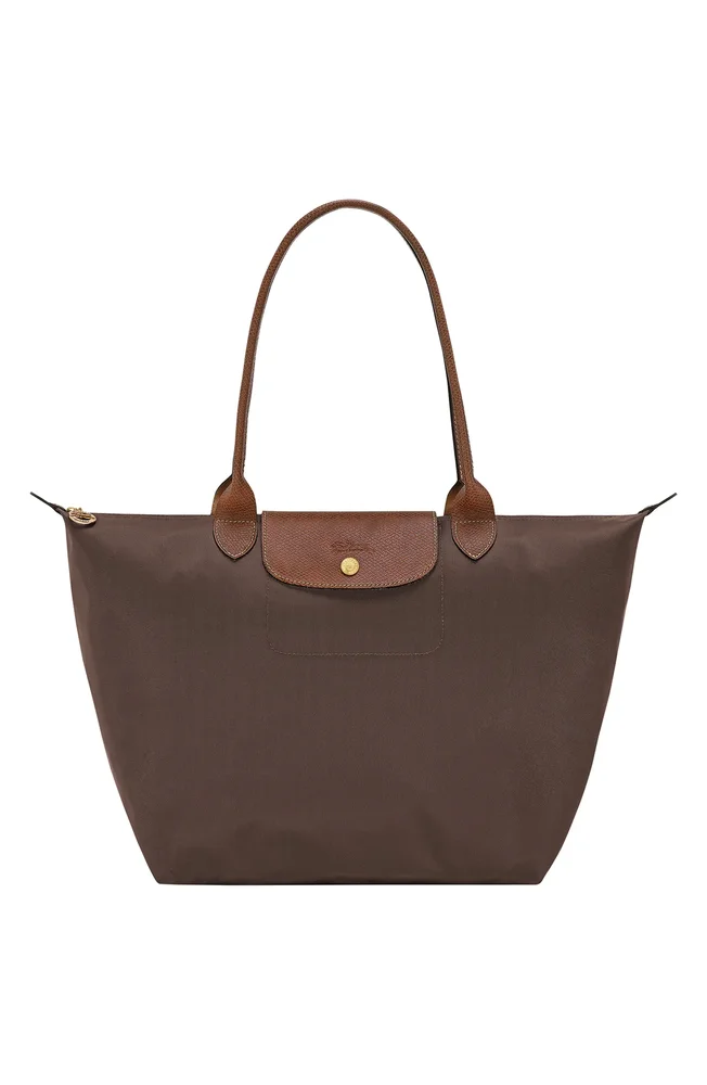 Large Le Pliage Tote in Mocha