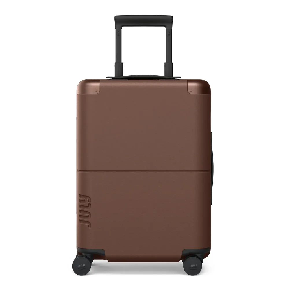 Carry On Suitcase, Dark Brown