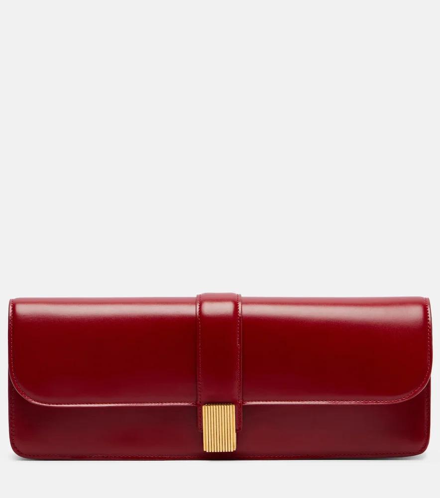 Blake leather clutch
