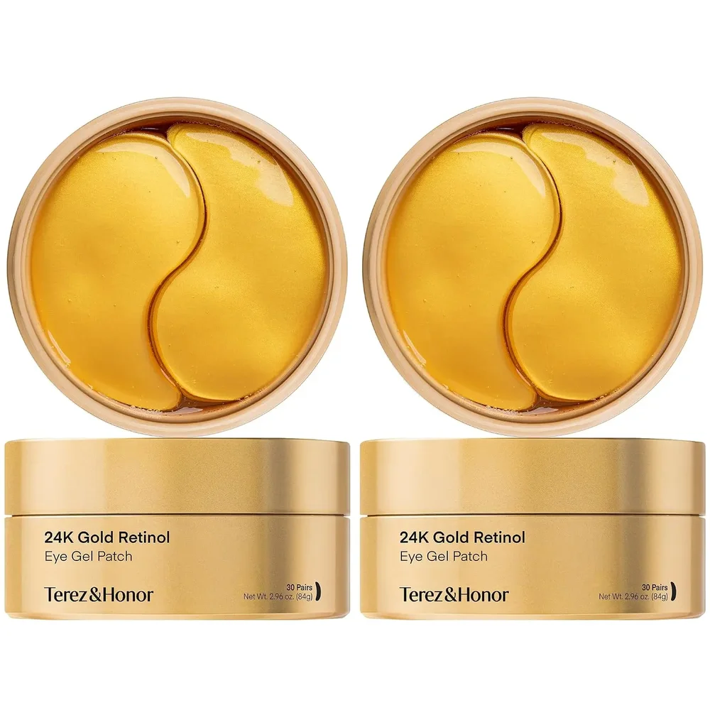 24K Gold Retinol Wrinkle Smoothing Eye Patches