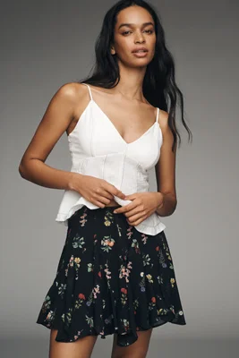 Ruffle Mini Skirt
