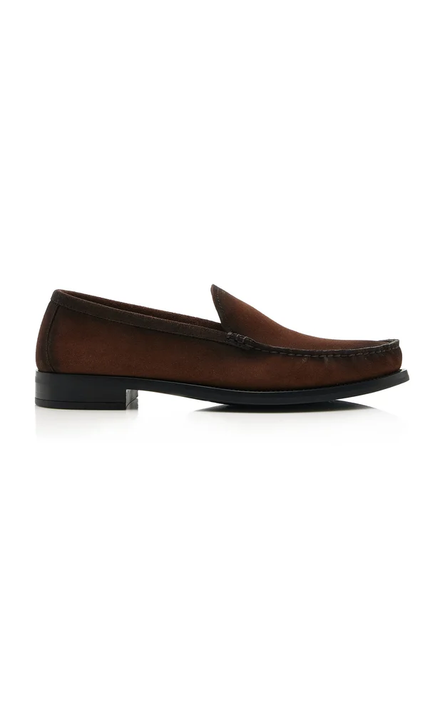 Suede Loafers