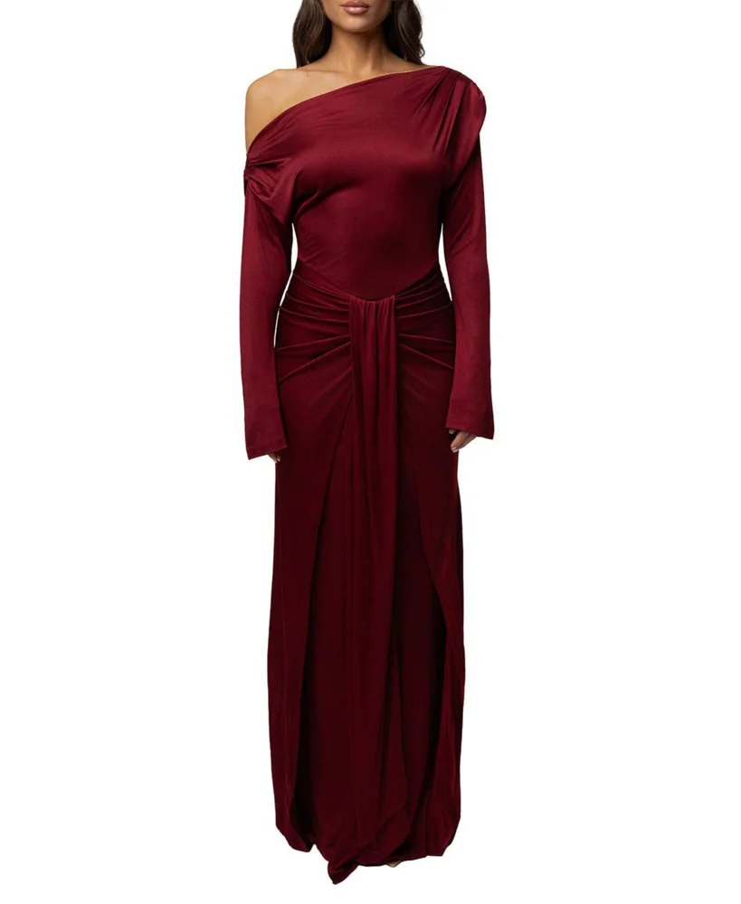 Draped Perfection Maxi Dress