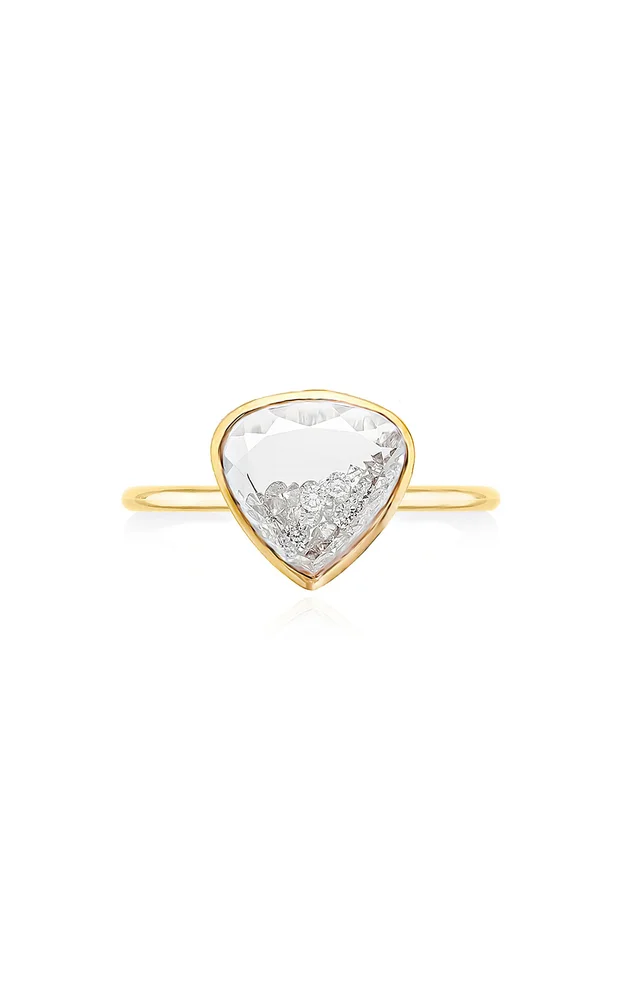 Naipe Heartish 18k Yellow Gold Diamond Ring