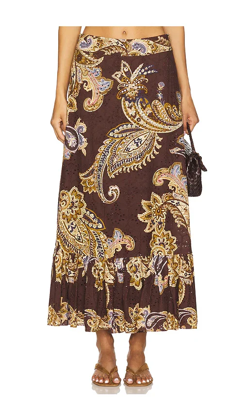 A Line Ankle Length Skirt