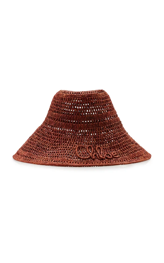 Woven Raffia Bucket Hat