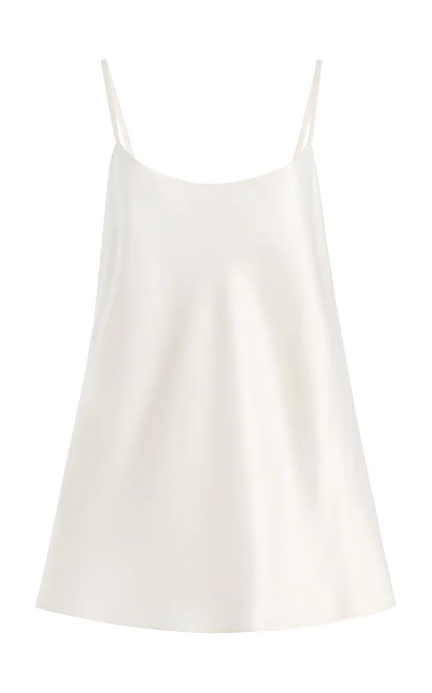 Noir Satin Top