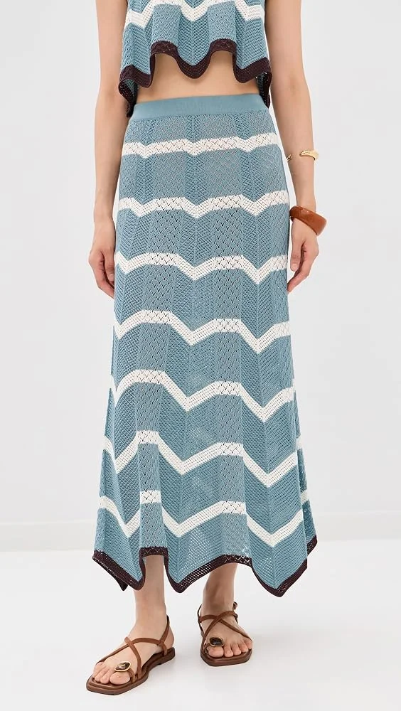 Chevron Skirt