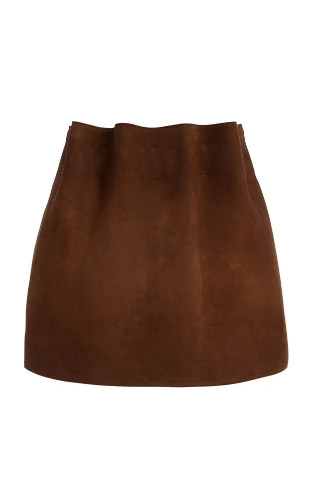 Suede Mini Skirt