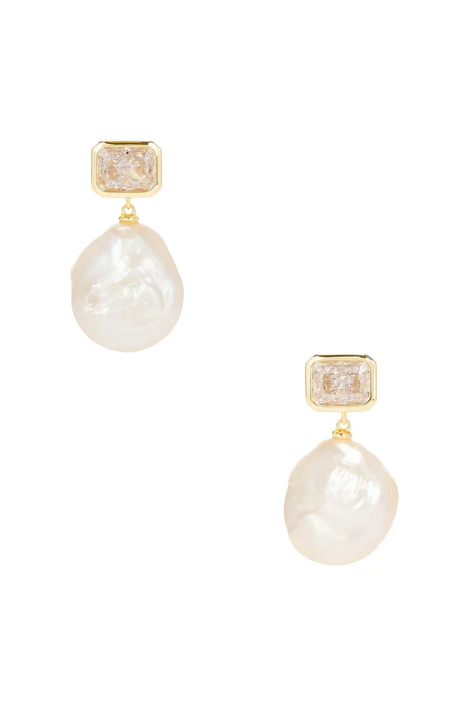 Emerald Baguette Cleo Earring