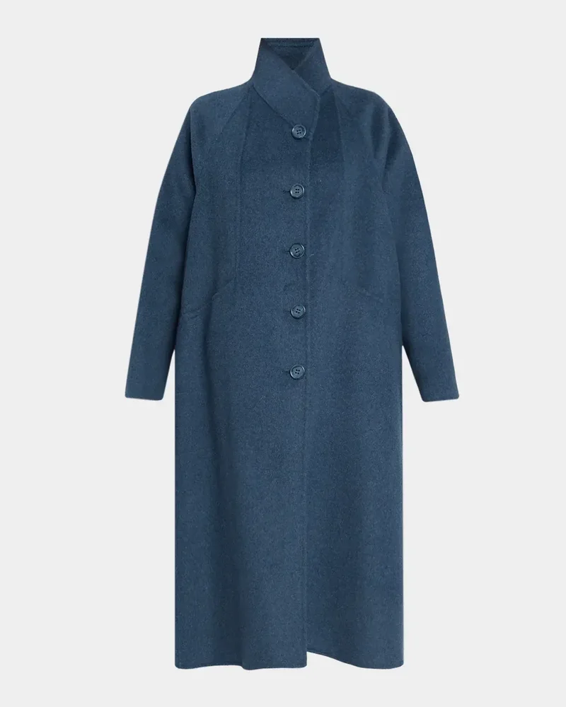 Oversized Button-Front Coat