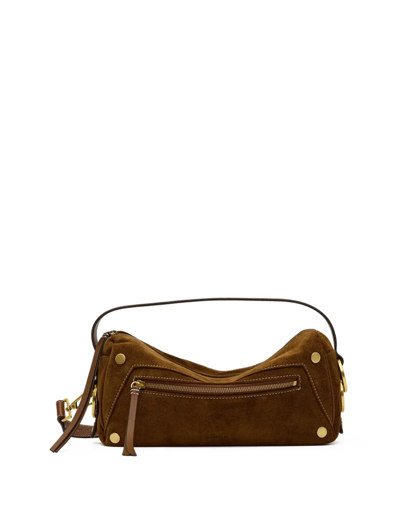 Doxie | Cinnamon Suede/Antique Gold | Med
