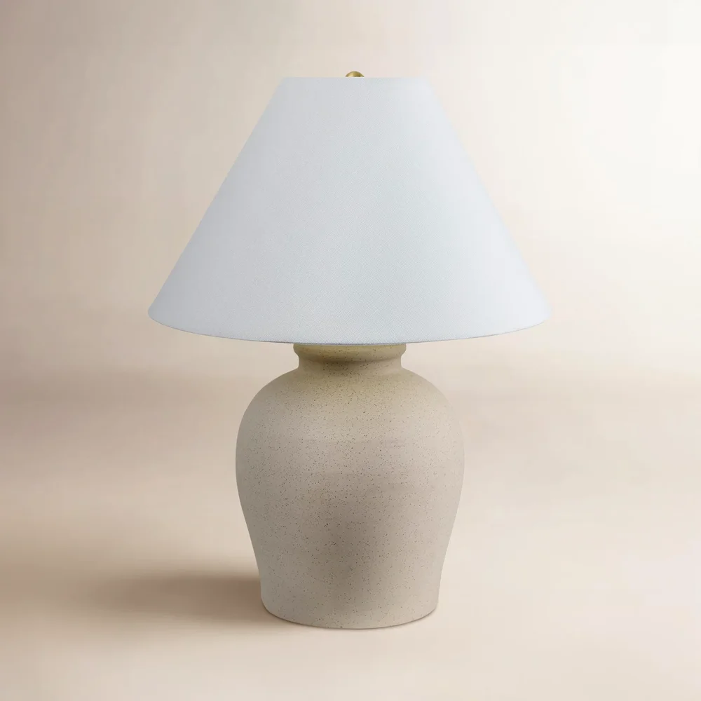Chemise 22" Ceramic Table Lamp