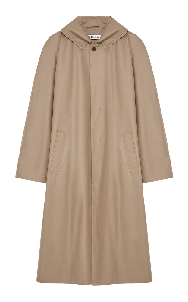 Cotton-Blend Trench Coat