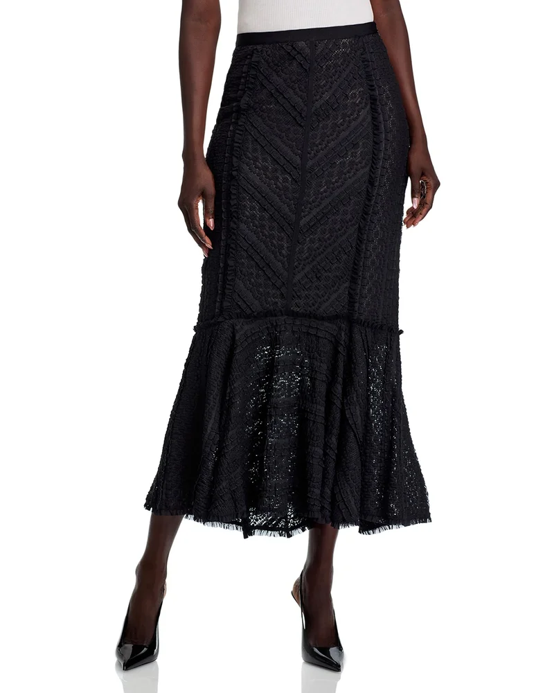 Maceio Textured Midi Skirt