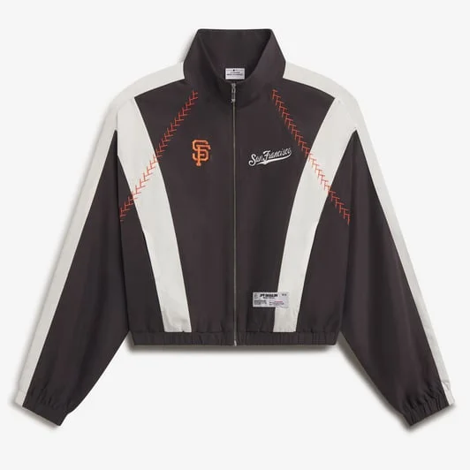 Women's Black San Francisco Giants Lightweight Full-Zip Track Jacket