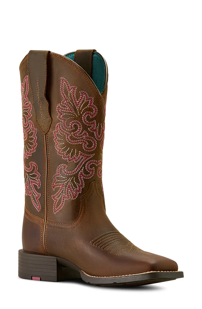 Round Up StretchFit™ Wide Square Toe Western Boot
