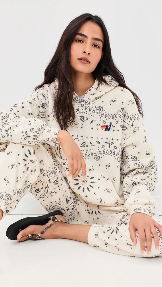 Bandana Relaxed Pullover Hoodie