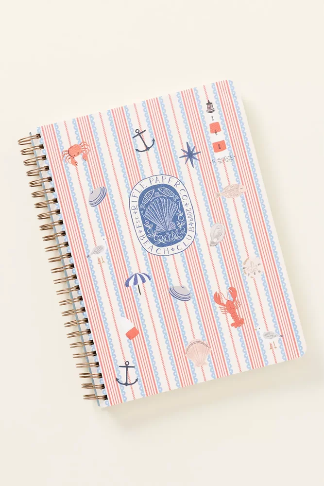 Seaside Spiral Notebook