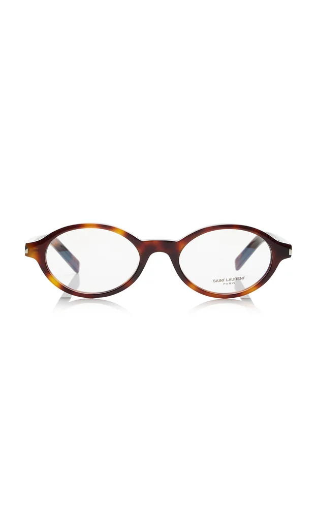 Jeanne Oval-Frame Acetate Glasses