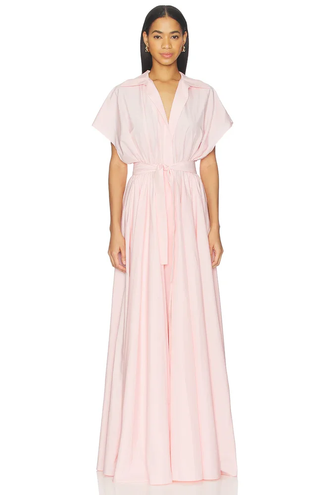Super Oversized Nk Shirt Flared Gown