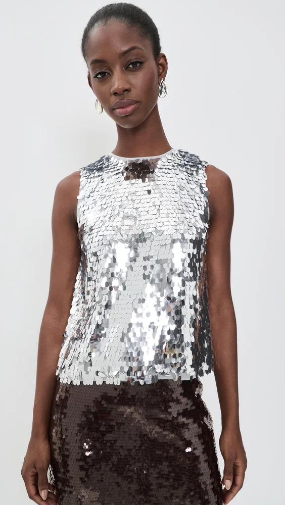 Shirley Sequin Top