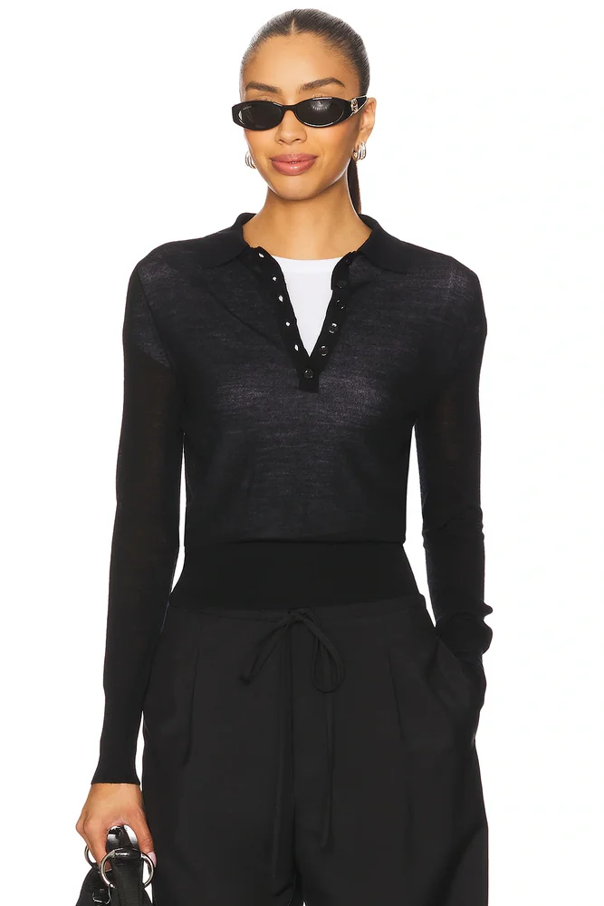 Elodie Henni Polo Sweater