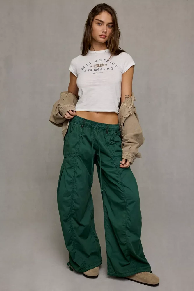 Sunridge Mid-Rise Cargo Balloon Pants